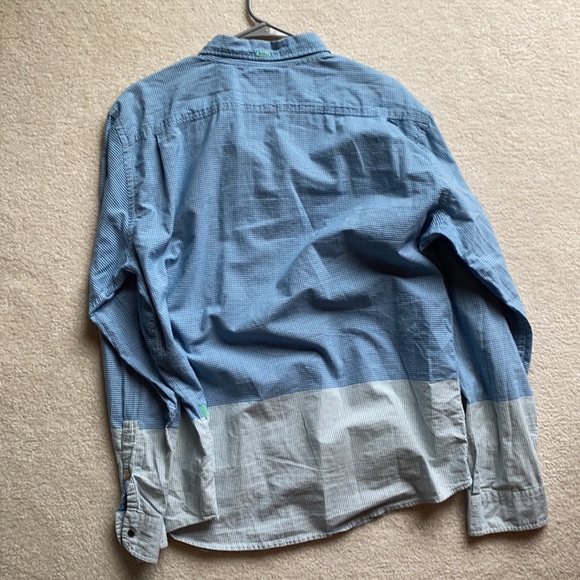 VISSLA Men’s large button-down shirt Blue - Picture 5 of 5